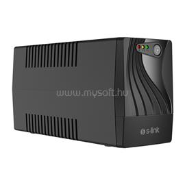 S-LINK szünetmentes 800VA - MIGHT U80 (600VA, 12V7Ah*1, 360W, Line-Interactive, 2 schuko) S-LINK_40022 small