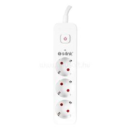 S-LINK Túlfeszültségvédő - SPG301S (1,5m, 750 Joule, 16A, 3680W, 3db schuko, fehér) S-LINK_17336 small