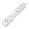 S-LINK Túlfeszültségvédő - SPG501S (1,5m, 750 Joule, 16A, 3680W, 5db schuko, fehér) S-LINK_22398 small