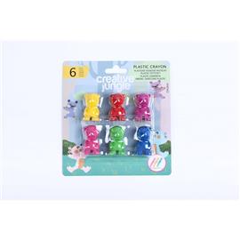 SAKOTA Creative Jungle Maci 6 db-os plasztik zsírkréta készlet CFA2834 small