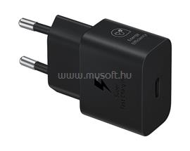 SAMSUNG hálózati töltő Type-C aljzat 25W, PD gyorstöltő, FEKETE EP-T2510NBEGEU small