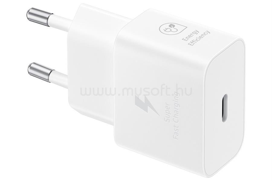 SAMSUNG 25W Power Adapter kábel nélkül (fehér)