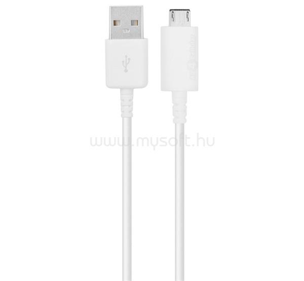 SAMSUNG SAMSUNG adatkábel USB - microUSB, OEM, FEHÉR