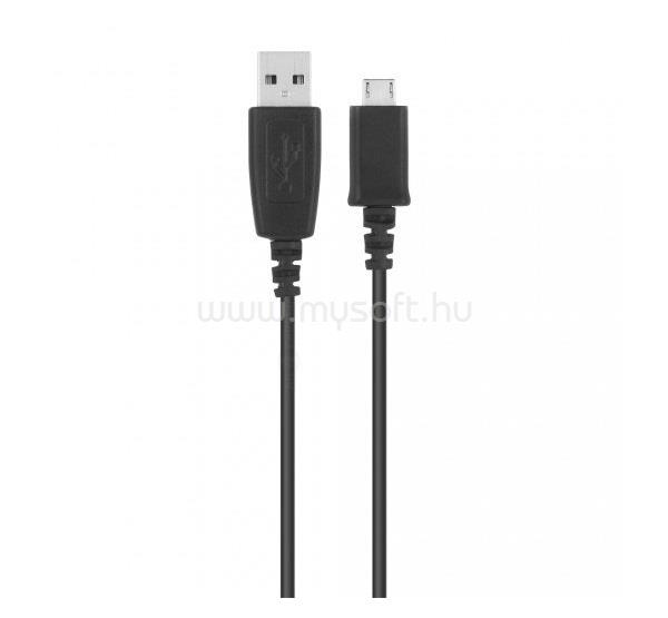 SAMSUNG adatkábel USB - microUSB, 80cm, FEKETE