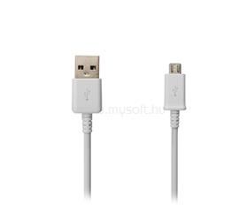 SAMSUNG adatkábel USB - microUSB, 100cm, FEHÉR ECB-DU4AWE small