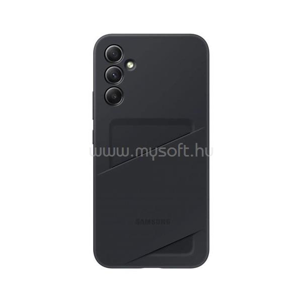 SAMSUNG EF-OA346TBEGWW Galaxy A34 5G fekete kártyatartós hátlap