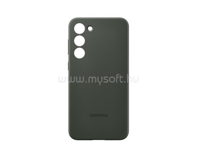 SAMSUNG EF-PS916TGEGWW Galaxy S23 Plus sötétzöld szilikon hátlap