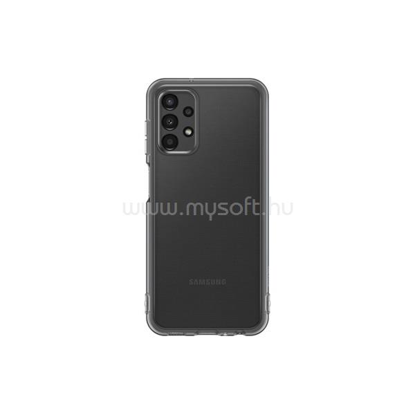 SAMSUNG EF-QA135TBEGWW Galaxy A13 soft clear cover fekete hátlap