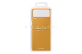 SAMSUNG Galaxy Z Flip3 Bőr tok (mustársárga) EF-VF711LYEGWW small