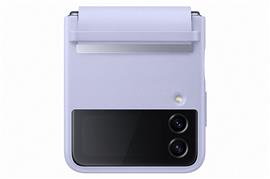 SAMSUNG Galaxy Z Flip4 Kihajtható bőr tok (levendula) EF-VF721LLEGWW small