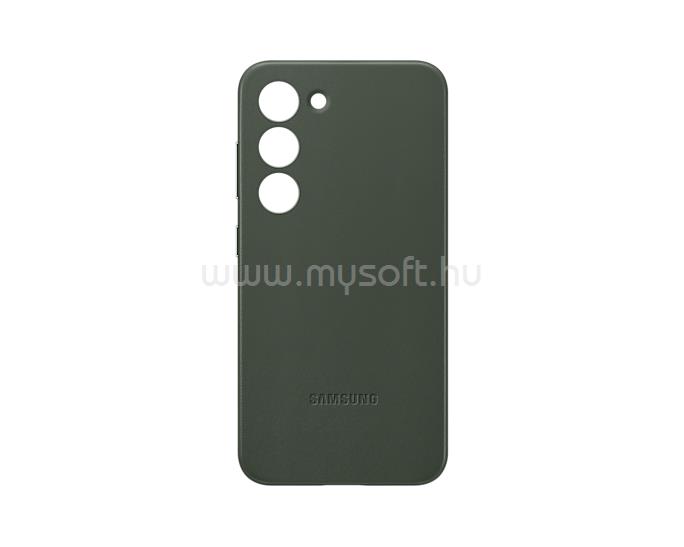 SAMSUNG EF-VS911LGEGWW Galaxy S23 zöld bőr hátlap