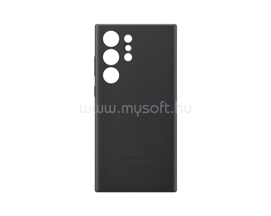 SAMSUNG EF-VS918LBEGWW Galaxy S23 Ultra fekete bőr hátlap