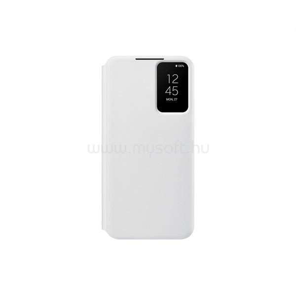 SAMSUNG EF-ZS906CWEGEE Galaxy S22 Plus smart clear view cover fehér védőtok