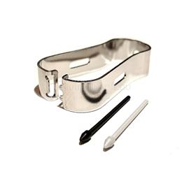 SAMSUNG Samsung S26 Ultra / S25 Ultra Érintőképernyő ceruza póthegy 2db szilikon, Samsung S Pen kompatibilis, FEHÉR/FEKETE GH81-19573A small