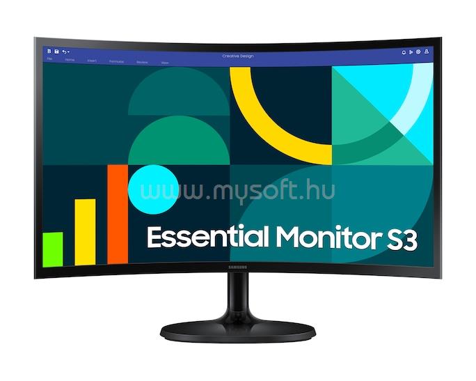 SAMSUNG Essential S3 S36GD ívelt Monitor