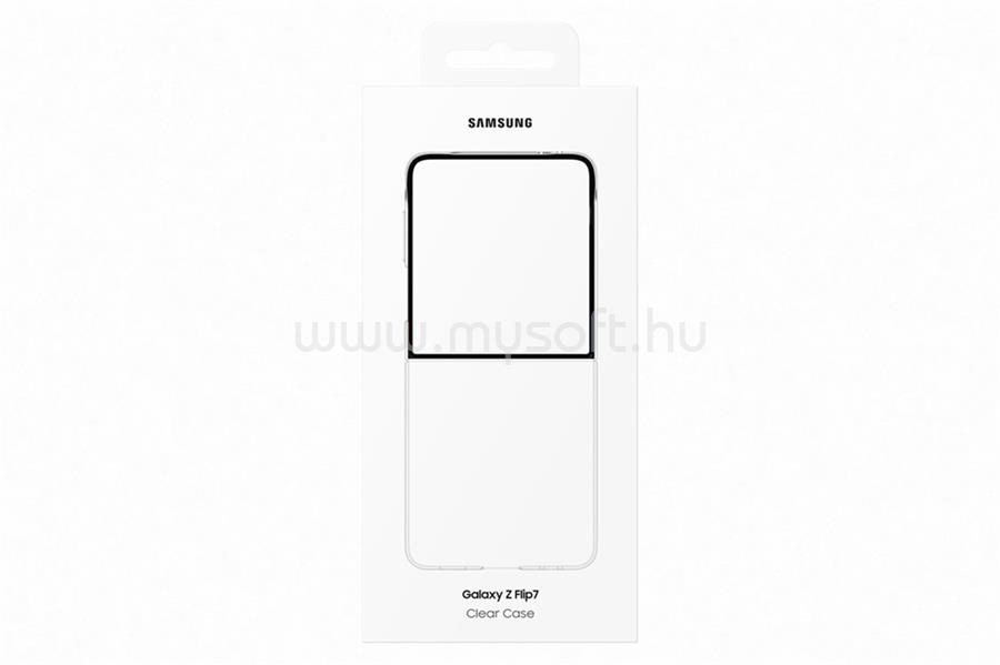 SAMSUNG Samsung Z Flip7 műanyag telefonvédő ÁTLÁTSZÓ