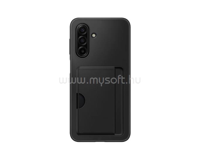 SAMSUNG Samsung A17 4G / A17 5G szilikon telefonvédő kártyazseb FEKETE