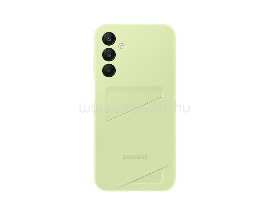 SAMSUNG Galaxy A25 5G kártyatartós tok (lime)