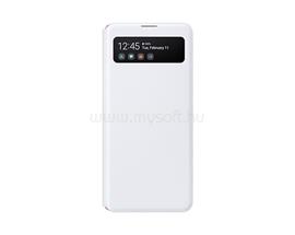 SAMSUNG Galaxy A41 S View Wallet Cover tok (fehér) EF-EA415PWEGEU small