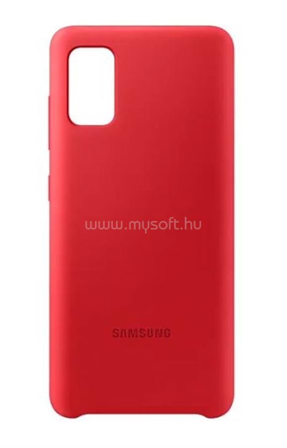 SAMSUNG Galaxy A41 szilikon hátlap (piros)