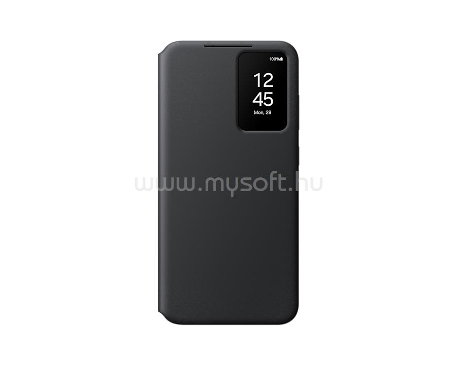 SAMSUNG Samsung S24 Plus tok álló aktív FLIP, Smart View Cover, FEKETE
