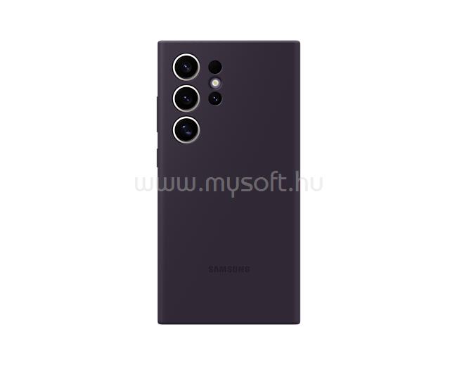 SAMSUNG Galaxy S24 Ultra szilikontok (sötétlila)