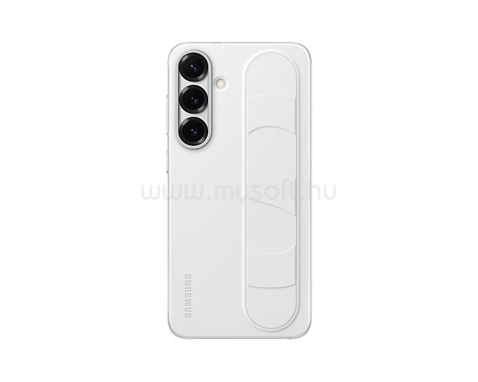 SAMSUNG Galaxy S25+ álló tok szíjjal (fehér)