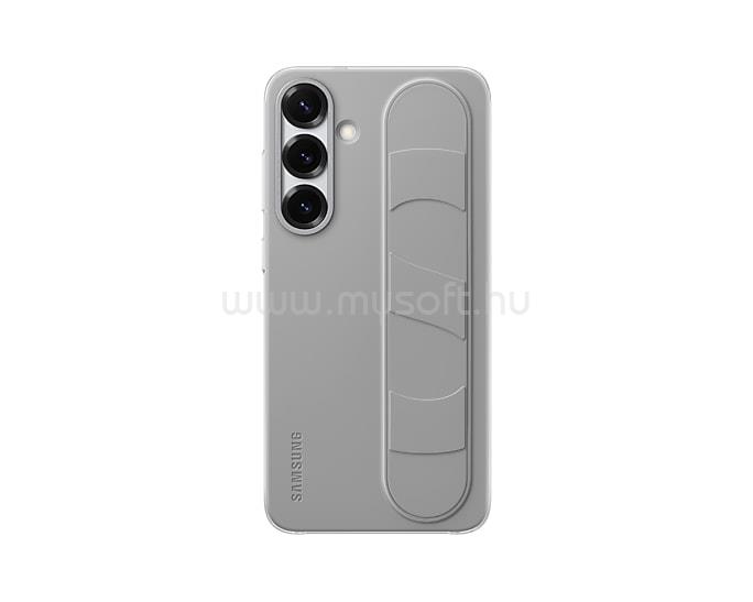 SAMSUNG Galaxy S25+ álló tok szíjjal (szürke)