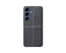 SAMSUNG Samsung S25 szilikon telefonvédő matt, kitámasztó, FEKETE EF-GS931CBEGWW small