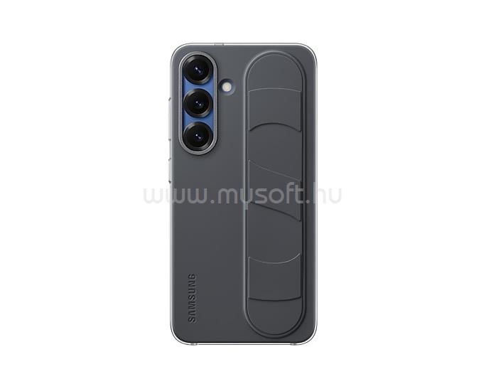SAMSUNG Galaxy S25 álló tok szíjjal (fekete)