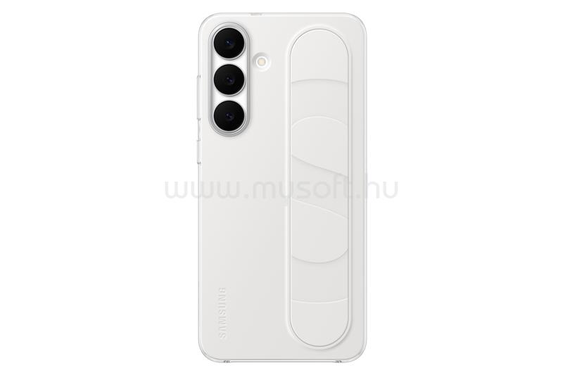 SAMSUNG Galaxy S25 FE álló tok szíjjal (fehér)