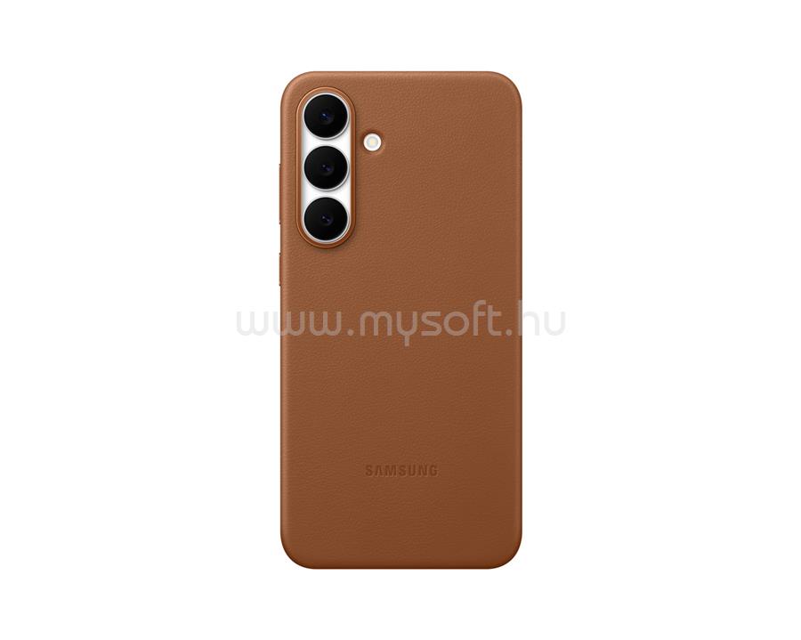 SAMSUNG Samsung S25 FE műanyag telefonvédő ECO vegán bőr hátlap BÉZS