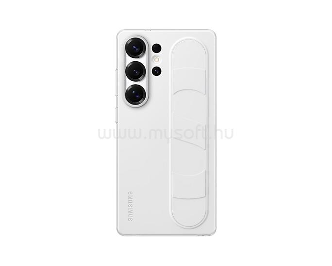 SAMSUNG Galaxy S25 Ultra álló tok szíjjal (fehér)