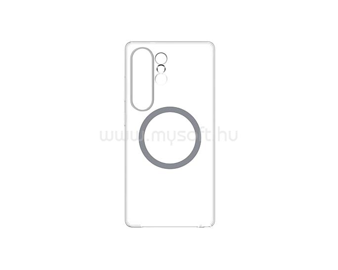 SAMSUNG Samsung S25 Ultra Designed for SAMSUNG műanyag telefonvédő ütésállóság, Magsafe, ÁTLÁTSZÓ