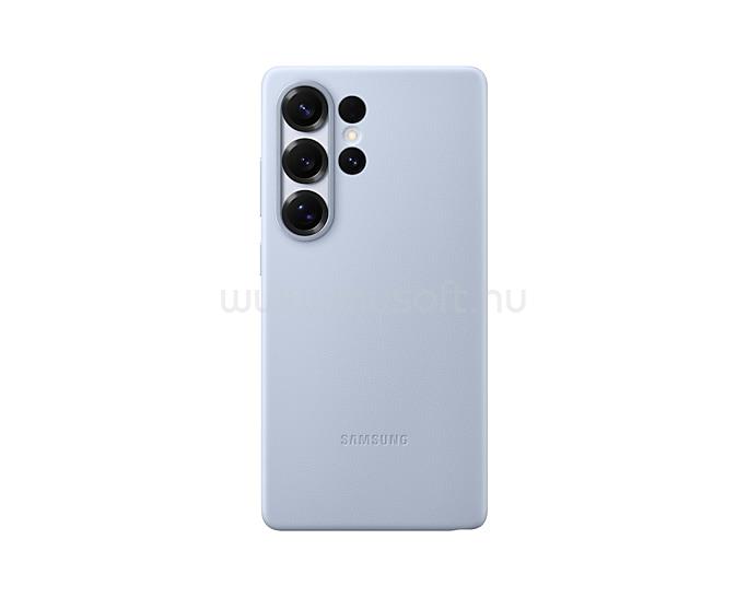 SAMSUNG Samsung S25 Ultra műanyag telefonvédő ECO vegán bőr hátlap VILÁGOSKÉK