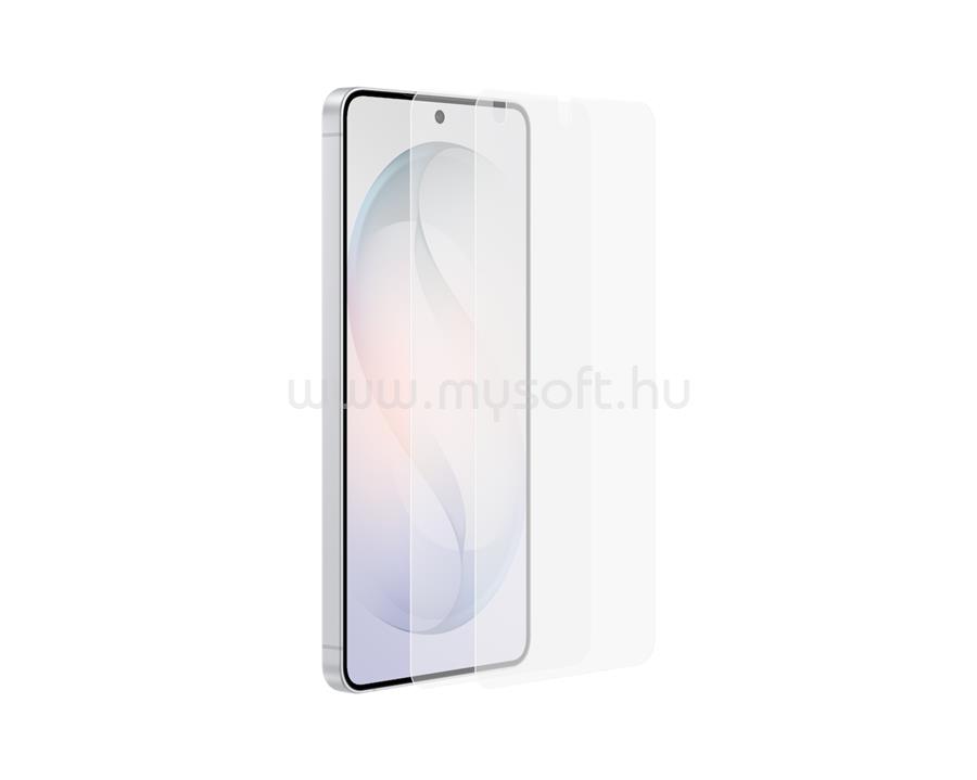 SAMSUNG Samsung S26 Plus képernyővédő fólia 2db tükröződésmentes, törlőkendő + segédkeret, ÁTLÁTSZÓ