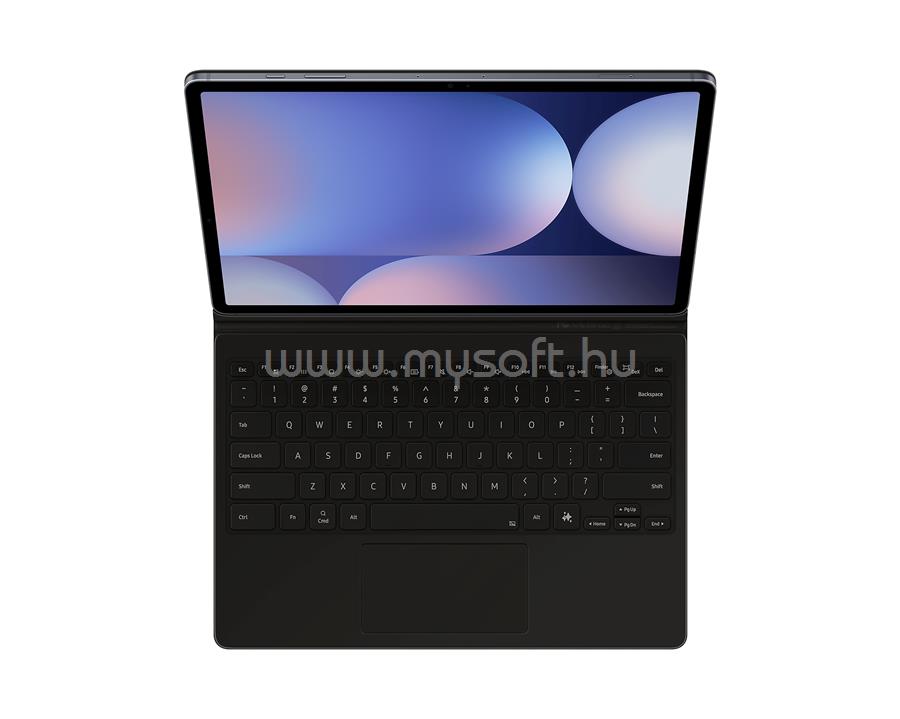SAMSUNG Galaxy Tab S10+/S9+/S9 FE+ billentyűzetes tok AI billentyűvel angol lokalizáció (fekete)
