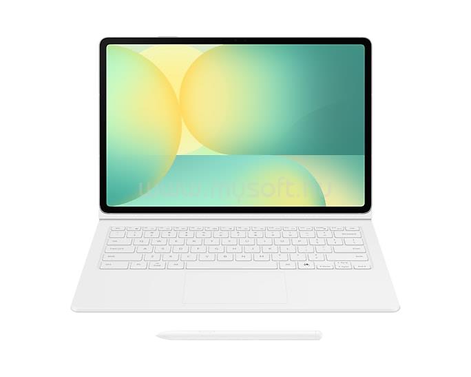 SAMSUNG Galaxy Tab S10 FE+ billentyűzetes tok AI billentyűvel (fehér)
