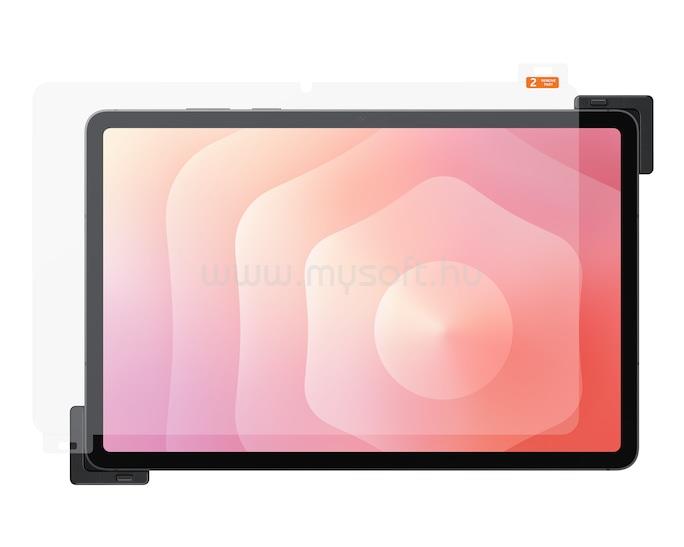 SAMSUNG Samsung Tab S11 5G / Tab S11 WIFI képernyővédő fólia tükröződésmentes, törlőkendő + segédkeret, ÁTLÁTSZÓ