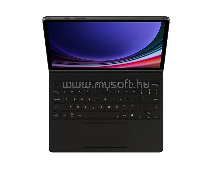 SAMSUNG Galaxy Tab S9/S9 FE billentyűzetes tok AI billentyűvel angol lokalizáció (fekete)