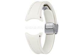 SAMSUNG Galaxy Watch6 40mm D-Buckle Hybrid Eco-Leather Band Slim, S/M szíj (krémszínű) ET-SHR93SUEGEU small