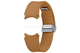 SAMSUNG Galaxy Watch6 44mm D-Buckle Hybrid Eco-Leather Band szíj (Normal, S/M), Camel ET-SHR94LDEGEU small