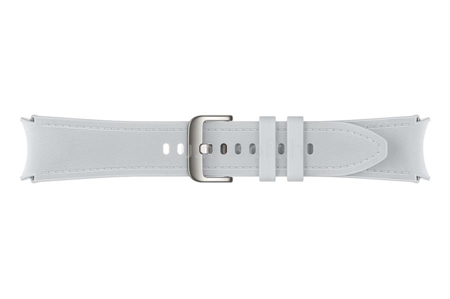 SAMSUNG Galaxy Watch6 Classic 47mm Hybrid Eco-Leather Band ökobőr szíj M/L (ezüst)