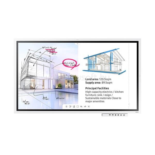SAMSUNG H55WMRWBG Flip2 55" LFD