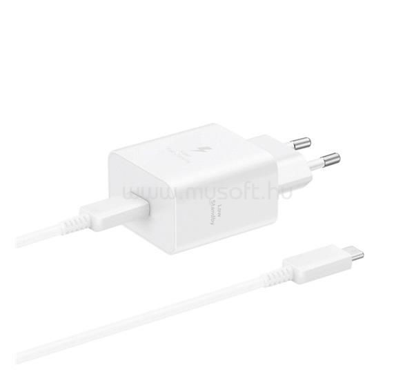 SAMSUNG SAMSUNG hálózati töltő Type-C aljzat 45W, 180cm, FEHÉR