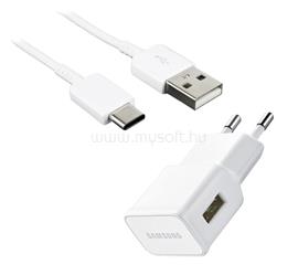 SAMSUNG SAMSUNG hálózati töltő USB aljzat 8W + Type-C kábel, OEM, FEHÉR EP-TA50EWE_TYPEC small