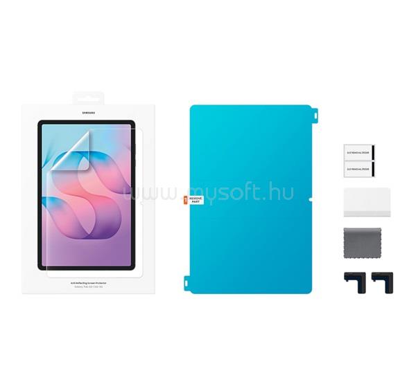 SAMSUNG Samsung Tab S12 Plus 5G SAMSUNG képernyővédő fólia tükröződésmentes, törlőkendő + segédkeret, ÁTLÁTSZÓ