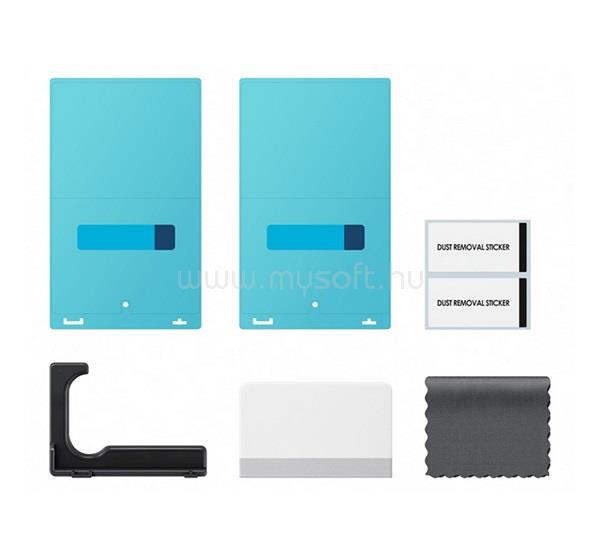 SAMSUNG Samsung Z Fold8 képernyővédő fólia 2db tükröződésmentes, külső kijelző + segédkeret, ÁTLÁTSZÓ