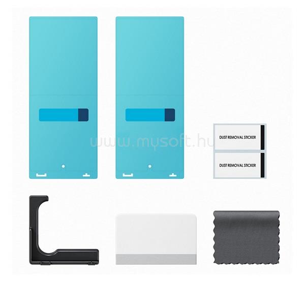 SAMSUNG Samsung Z Fold8 Ultra képernyővédő fólia 2db tükröződésmentes, külső kijelző + segédkeret, ÁTLÁTSZÓ