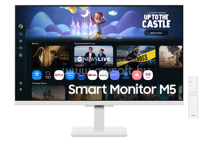 SAMSUNG M5 M50F Smart Monitor (fehér)